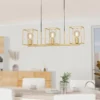 Eglo Cumiole 3 Lamp Diner Bar Light - Gold 1 Eglo Cumiole 3 Lamp Diner Bar Light - Gold -Chic Lighting Store 14302963 4695038223818506