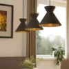 Eglo Nastasia 3 Lamp Pendant Diner Bar Light - Cappuccino & Brass 2 Eglo Nastasia 3 Lamp Pendant Diner Bar Light - Cappuccino & Brass -Chic Lighting Store 14302968 1705038223731260
