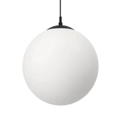 Eglo Rondo Pendant Ceiling Light - Black & Opal 8 Eglo Rondo Pendant Ceiling Light - Black & Opal -Chic Lighting Store 14302973 9555038224217542