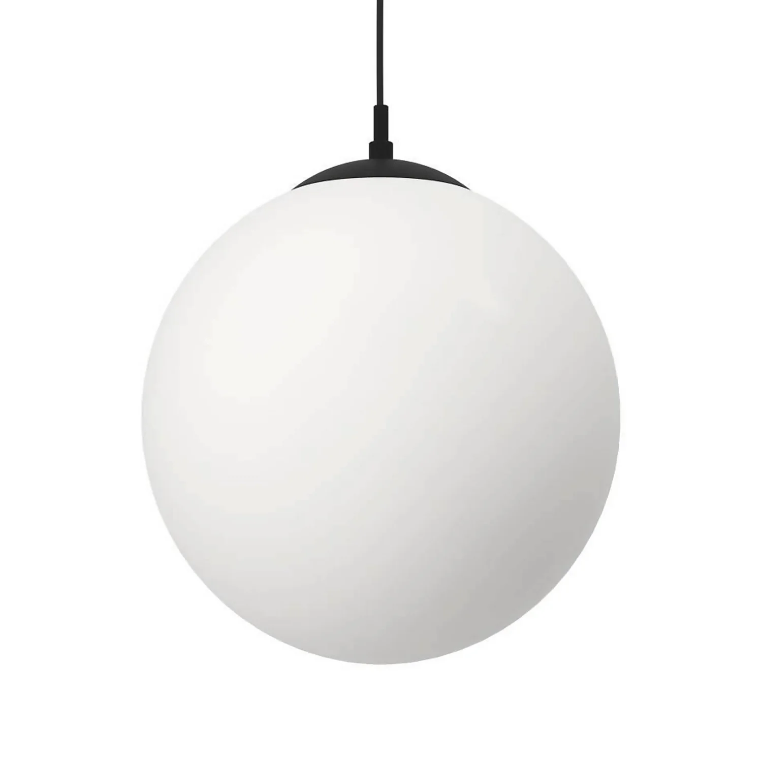Eglo Rondo Pendant Ceiling Light - Black & Opal 5 Eglo Rondo Pendant Ceiling Light - Black & Opal - Image 3