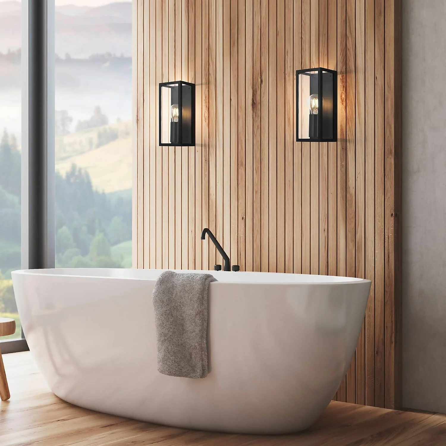 Eglo Amezola Bathroom Wall Light 5 Eglo Amezola Bathroom Wall Light - Image 3