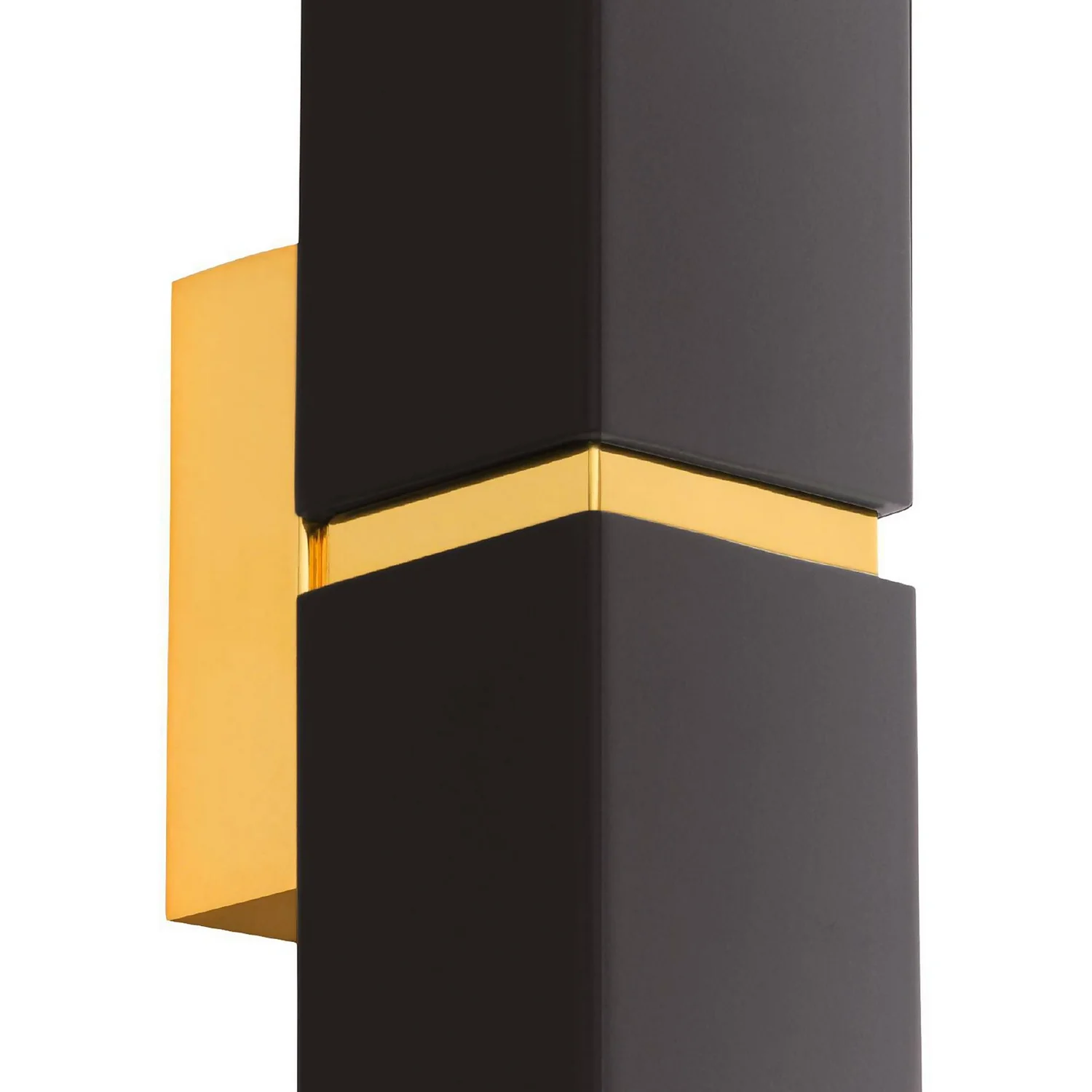 Eglo Passa Wall Light Square - Black & Gold 5 Eglo Passa Wall Light Square - Black & Gold - Image 3