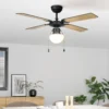 Eglo Fortaleza Ceiling Fan With Light - Matt Black & Wood 1 Eglo Fortaleza Ceiling Fan With Light - Matt Black & Wood -Chic Lighting Store 14742119 2075052700121868