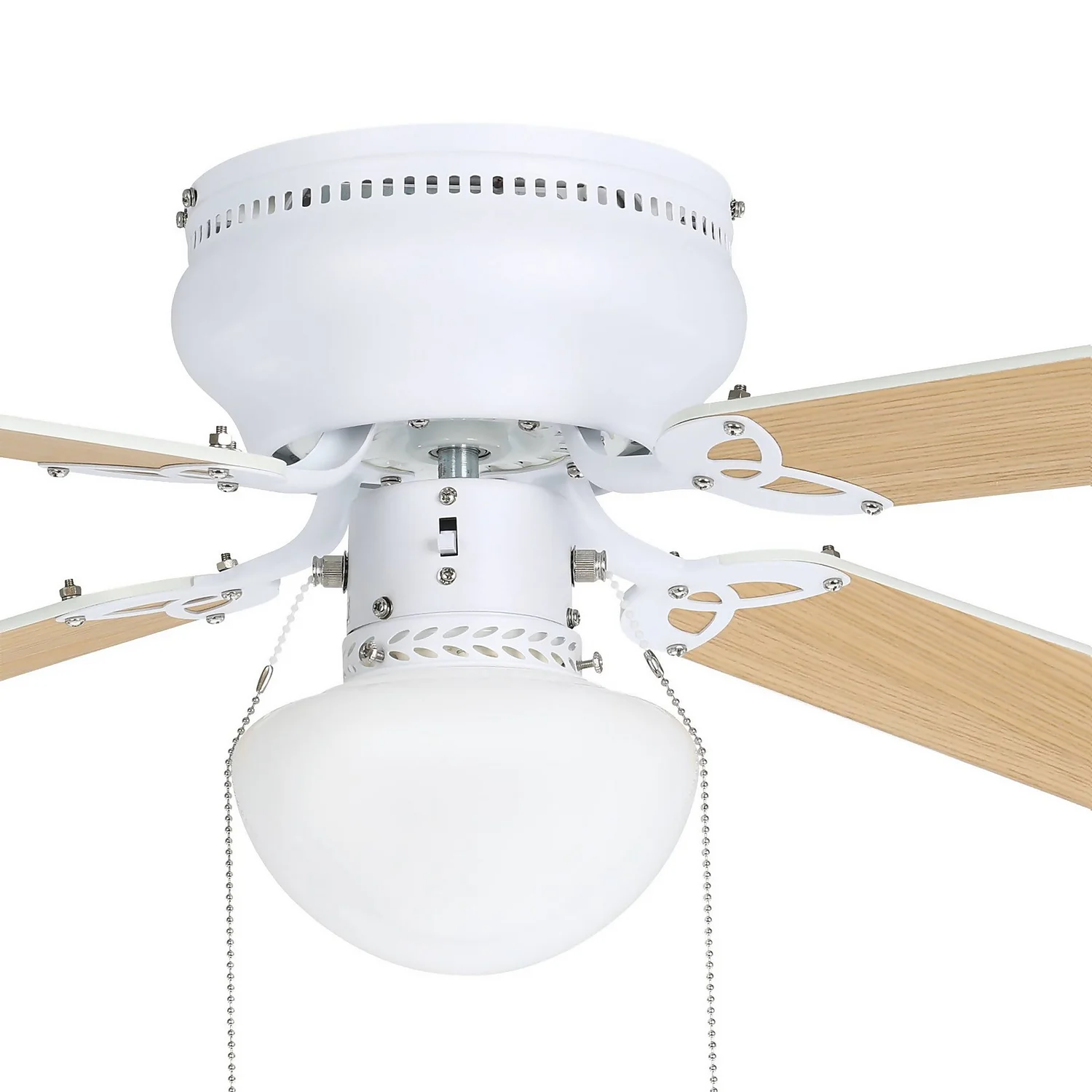 Eglo Cagliari Ceiling Fan With Light - Matt White 6 Eglo Cagliari Ceiling Fan With Light - Matt White - Image 4