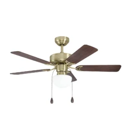 Eglo Cadiz Ceiling Fan With Light - Aged Brass & Wood 9 Eglo Cadiz Ceiling Fan With Light - Aged Brass & Wood -Chic Lighting Store 14742121 9905052700361127