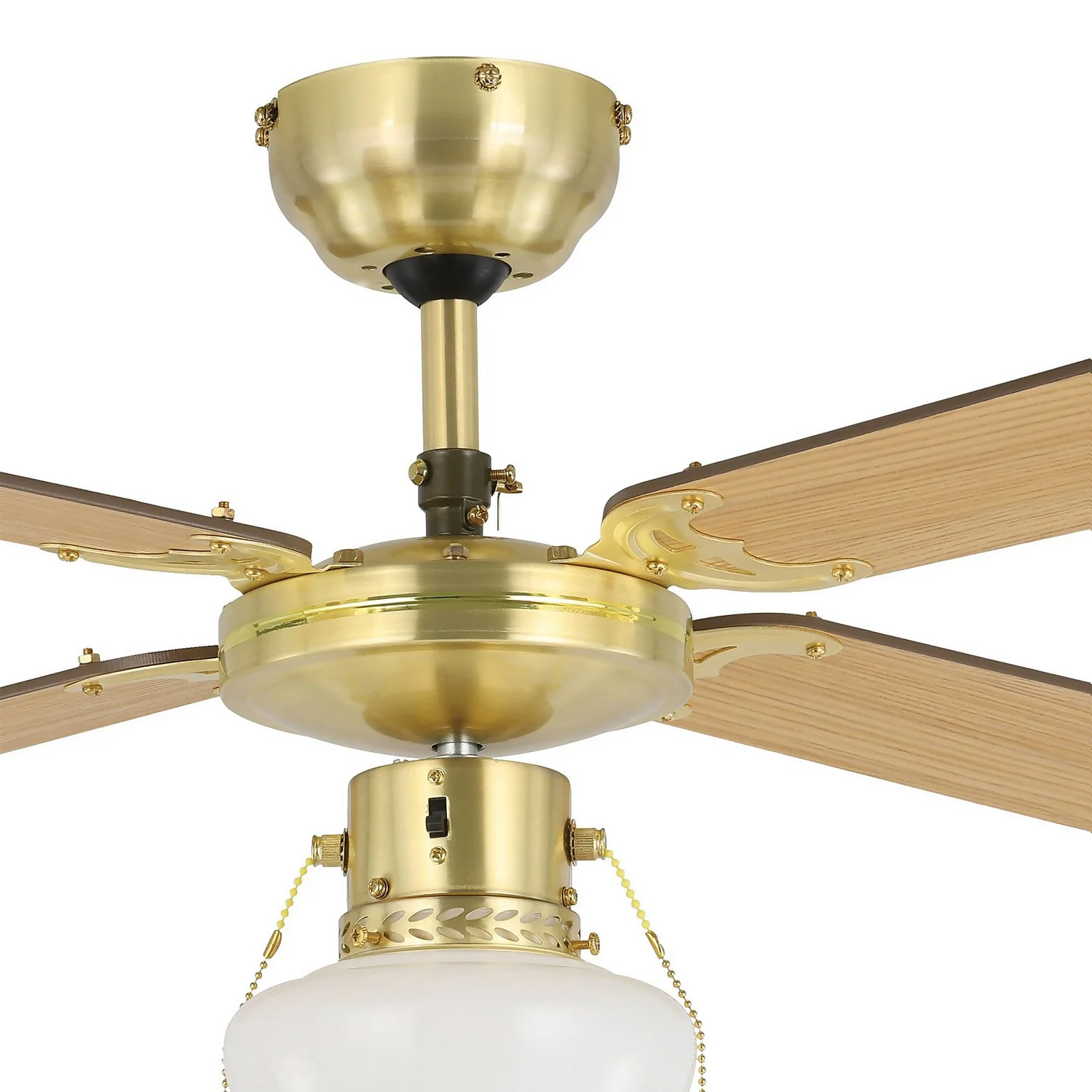 Eglo Fortaleza Ceiling Fan With Light - Bronze & Wood 6 Eglo Fortaleza Ceiling Fan With Light - Bronze & Wood - Image 4